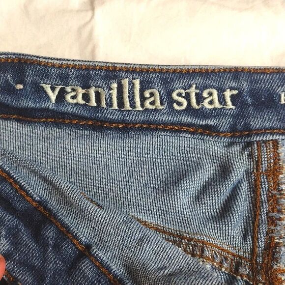 Vanilla Star Real Cheeky High Rise Ripped Distressed Jeans Size 29/ 9 - Picture 12 of 14
